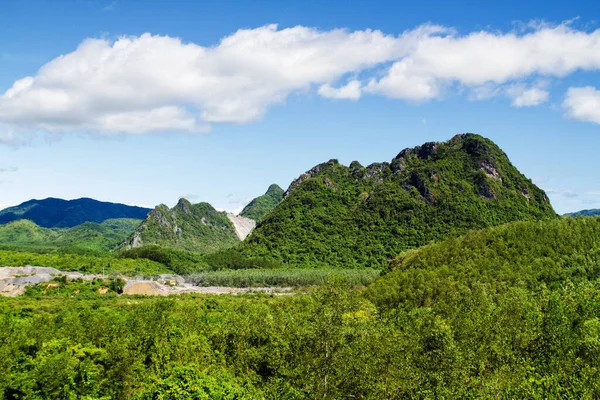 Krásná Krajina Vietnamské Demilitarizované Zóny Hamburger Peak Místo Války Vietnamu — Stock fotografie