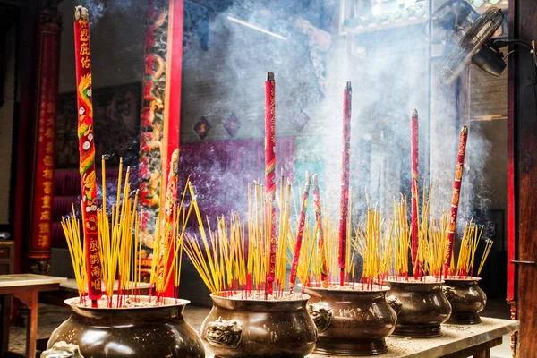 Chi Minh City Vietnam September Urnen Einem Buddhistischen Tempel Gefüllt — Stockfoto