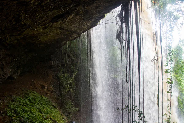 Cachoeira Selva Província Rattanakiri Camboja — Fotografia de Stock