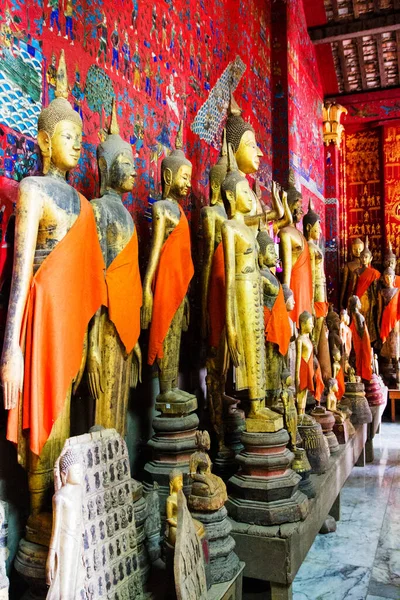 Interno Del Tempio Luang Prabang Laos — Foto Stock