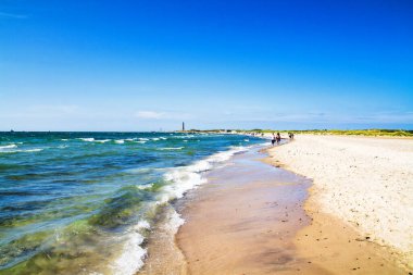 The northmost point of Denmark which is called Grenen or The Branch clipart