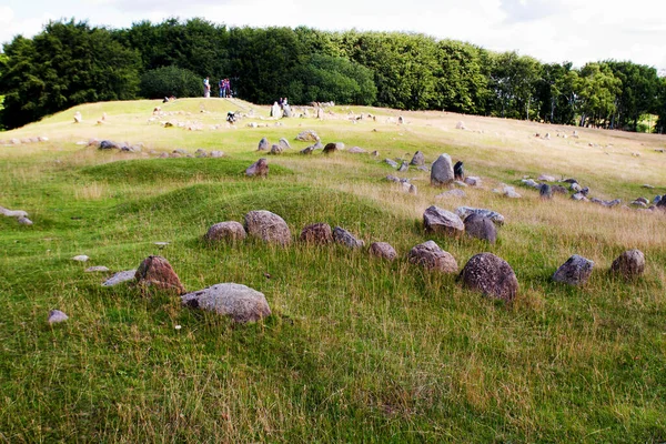 덴마크의앨 보르에 무덤들을 발견하다 — 스톡 사진