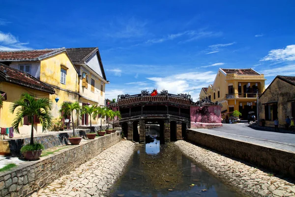 Hoi Vietnam Setembro Ponte Japonesa Hoi Vietnã Setembro 2011 Hoian — Fotografia de Stock