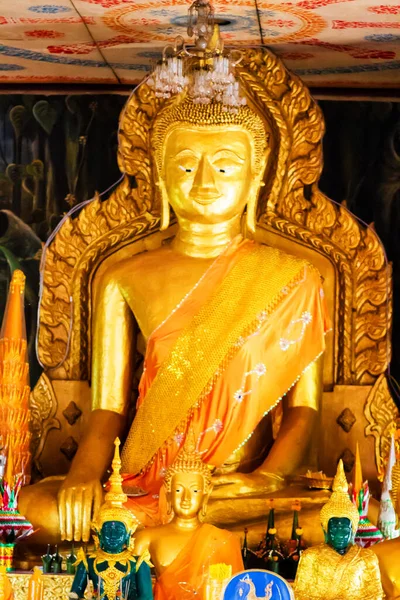 4000 Islands Laos September Guldbuddha Staty Ett Tempel 4000 Öar — Stockfoto