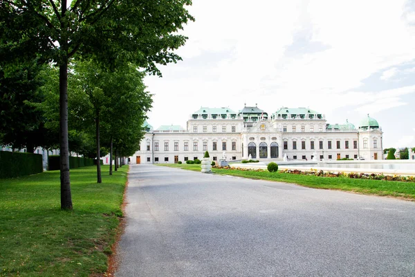 Бельведерский Дворец Вене Австрия — стоковое фото