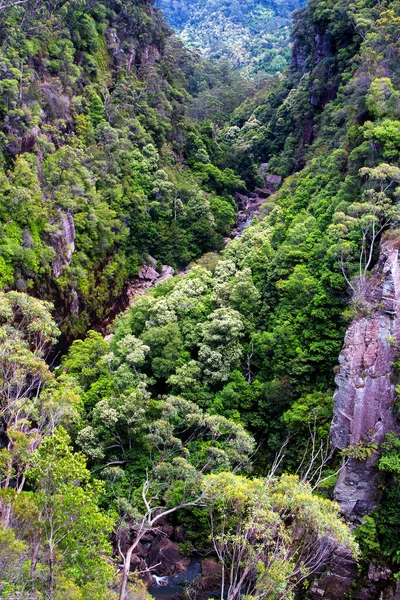 Enorme Rotswanden Wollombi Gorge Australië — Stockfoto