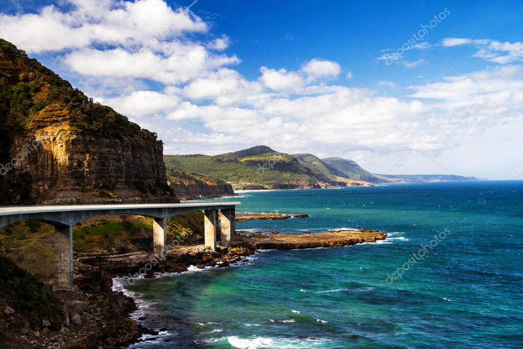 Sea Cliff Bridge along the Grand Pacific Drive, New South Wales, Australia