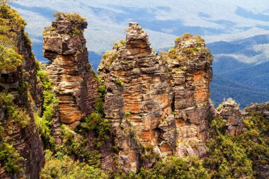 Blue Mountains range, New South Wales, Australia clipart