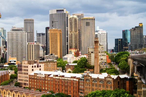 Sydney Noviembre Vista Del Cdb Desde Sydney Harbour Bridge Noviembre — Foto de Stock