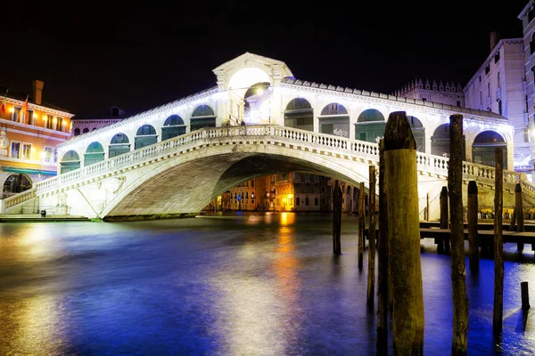 Puente Rialto Venecia Italia — Foto de Stock