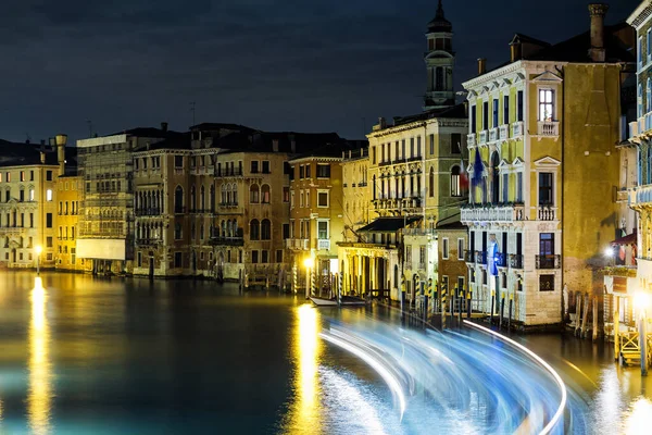 Venecia Procesamiento Cruzado Noche — Foto de Stock