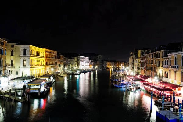 Venecia Procesamiento Cruzado Noche — Foto de Stock