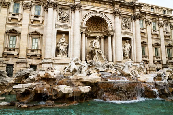 Fontana Trevi Nicola Salvi Roma Itália — Fotografia de Stock