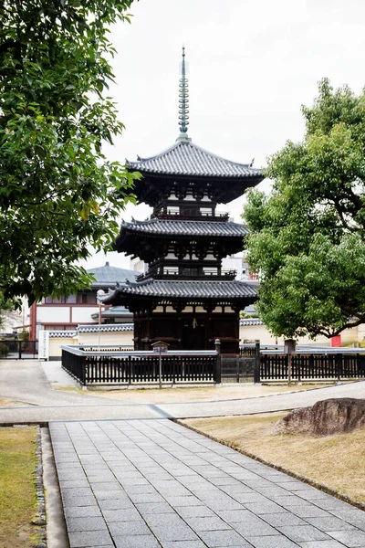 Tre Pagoda Storiate Del Tempio Kofukuji Nara Giappone — Foto Stock