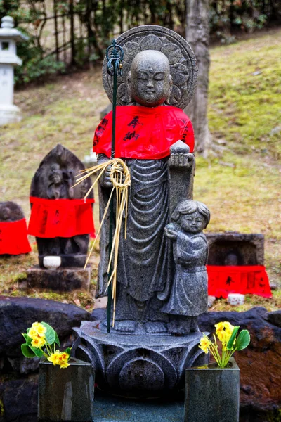 Nara Japón Enero Jizo Bodhisattva Nara Japón Enero 2013 Una — Foto de Stock