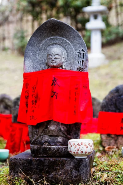 Nara Japan Styczeń Kamienny Posąg Buddy Nara Japonia Stycznia 2013 — Zdjęcie stockowe
