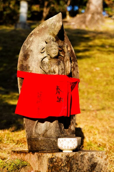 Nara Japan Januari Stenen Boeddhabeeld Nara Japan Januari 2013 Boeddhabeelden — Stockfoto
