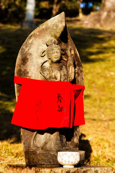 Nara Japón Enero Estatua Piedra Buda Nara Japón Enero 2013 — Foto de Stock