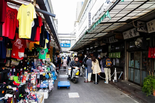 Tokyo Ιανουαριου Εμπορικός Δρόμος Nakamise Στην Ασακούσα Του Τόκιο Στις — Φωτογραφία Αρχείου