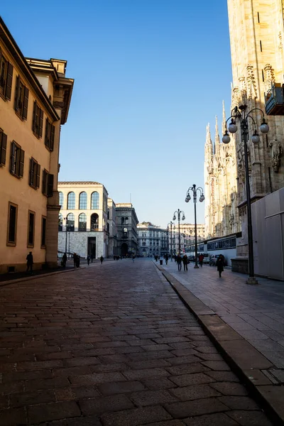 Rua Velha Milão Itália — Fotografia de Stock