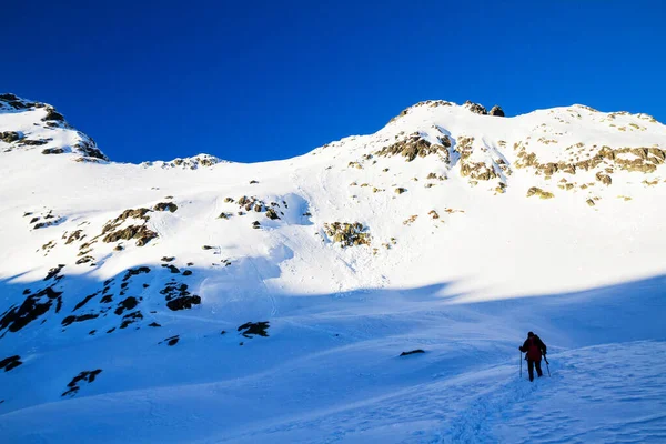 Bergvallei Sneeuw Dolina Pieciu Stawow Hoge Tatra Gebergte Polen — Stockfoto