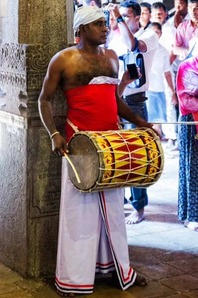 Kandy Sri Lanka March Morning Celebration Tooth Relic Dalada Maligawa — Stock Photo, Image