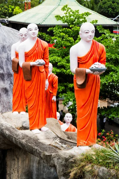 Dambula Sri Lanka Marzo Estatuas Buda Templo Dambulla Golden Marzo — Foto de Stock