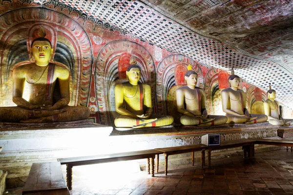 Dambulla Sri Lanka March Печерний Храм Березня 2013 Року Дамбуллі — стокове фото