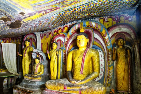 Dambulla Sri Lanka March Печерний Храм Березня 2013 Року Дамбуллі — стокове фото