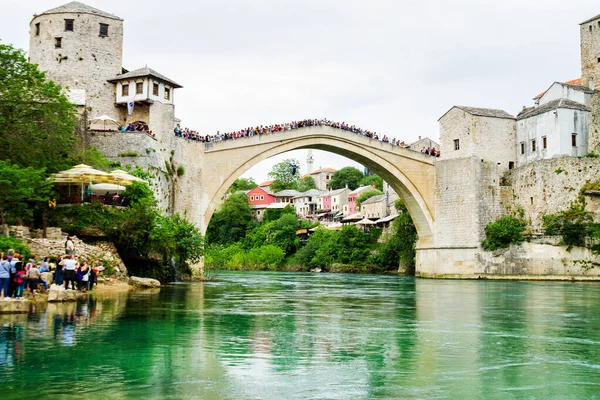 Ponte Velha Mostar Bósnia Herzegovina — Fotografia de Stock