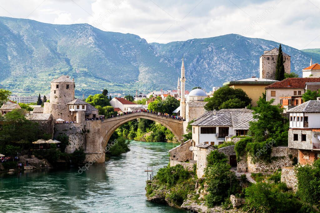 Old bridge in Mostar, Bosnia and Herzegovina