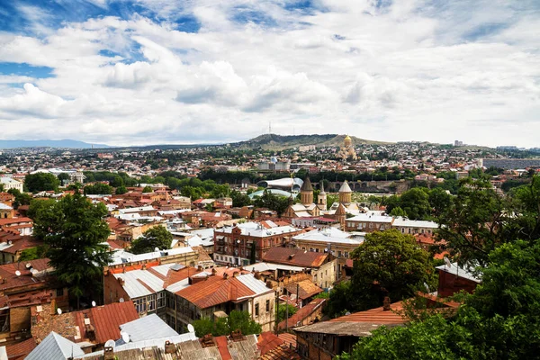 Panorama Ciudad Tiflis Georgia —  Fotos de Stock