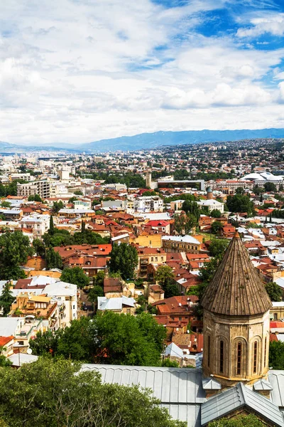 Panorama Ciudad Tiflis Georgia —  Fotos de Stock