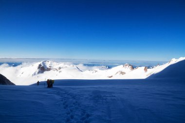 Gergeti Buzulu, Kazbek Dağı, Kafkasya, Gürcistan
