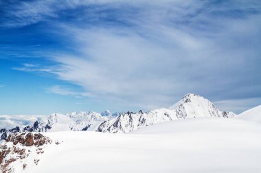 Gergeti Buzulu, Kazbek Dağı, Kafkasya, Gürcistan