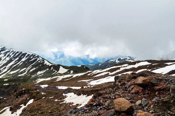 Montañas Del Cáucaso Cerca Kasbegi Georgia — Foto de Stock