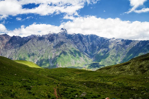 Montagnes Caucase Près Kasbegi Géorgie — Photo