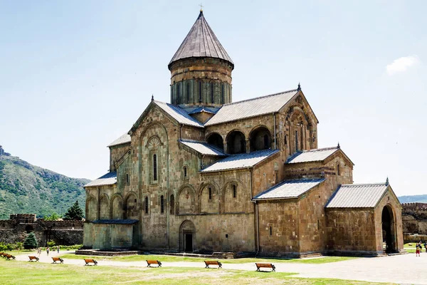 Catedral Svetitskhoveli Mtskheta Geórgia — Fotografia de Stock