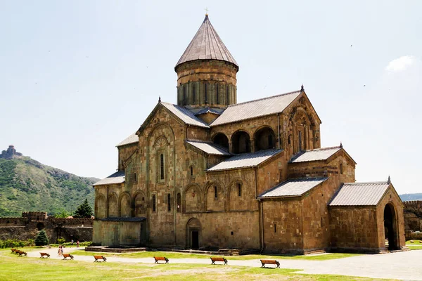 Catedral Svetitskhoveli Mtskheta Geórgia — Fotografia de Stock