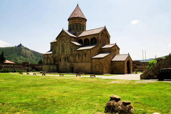 Catedral Svetitskhoveli Mtskheta Geórgia — Fotografia de Stock