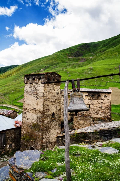 Traditionellt Svan Hus Övre Svaneti Regionen Georgien — Stockfoto