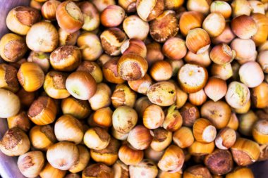 ahşap kase fındık