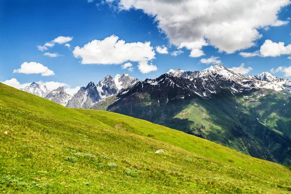 Niesamowita Zielona Natura Kaukazu Gruzja — Zdjęcie stockowe