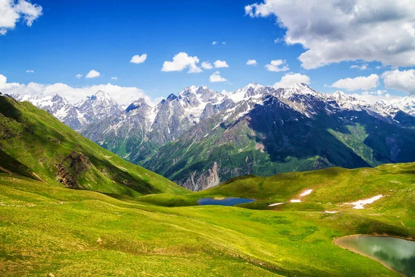 Increíble Vista Naturaleza Los Lagos Koruldi — Foto de Stock