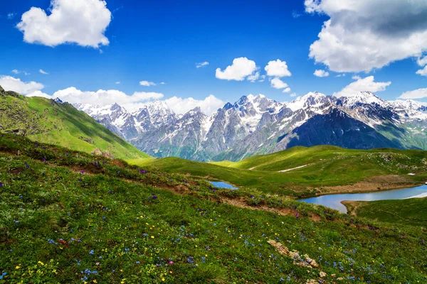 Erstaunlicher Blick Auf Die Seen Von Koruldi — Stockfoto