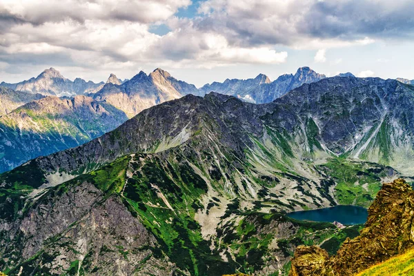 Verão Lagos Vale Emtatra Mountains National Park Polônia — Fotografia de Stock