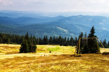 Rysianka, Beskid Zywiecki, Polonya 'ya giden yolu izle