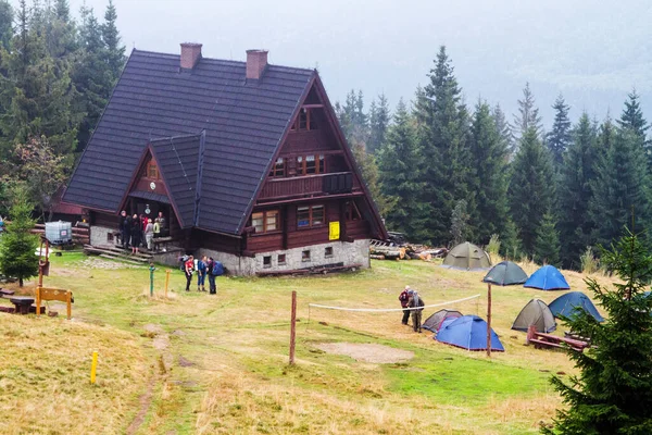 Rycerzowa ベスキディの避難所Zywiecki山 カルパティア山脈 ポーランド — ストック写真