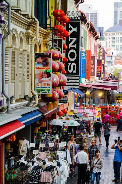 Singapore Nov Singapore Chinatown Νοεμβρίου 2013 Στη Σιγκαπούρη Chinatown Είναι — Φωτογραφία Αρχείου