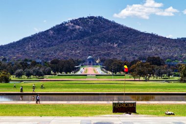 Avustralya 'daki Canberra şehri manzarası
